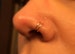 tiny double nose ring, fake piercing hoops, faux body jewelry, lip ring, punk nose rings, clip on nose ring, delicate tiny nose earrings 