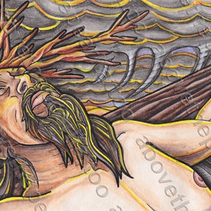 watercolor tornados &quot;Skkyyyhhh Snakesss&quot; by Tanya Magdalena