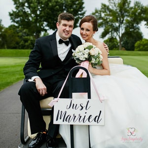 Wedding sign, Just Married sign, Wood wedding sign, Here comes the Bride, wedding gift