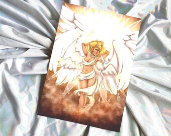 Seraph / Angel / Monster Girl Art / A4 Art Print