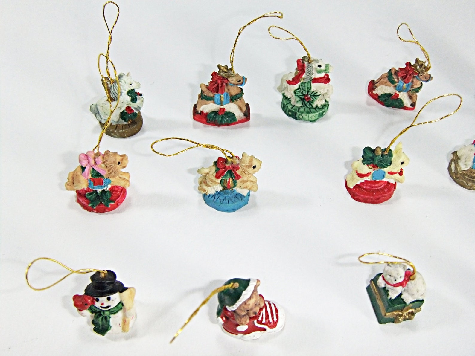 Miniature Christmas Tree Ornaments Miniature Ornaments Big Lot Etsy