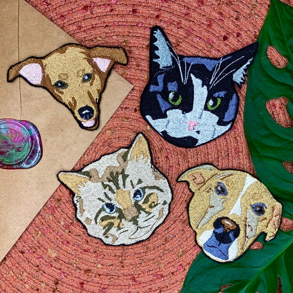 Custom pet iron-on patch