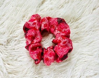 Medium Scrunchie: Rayon Cotton Blend Hair Tie