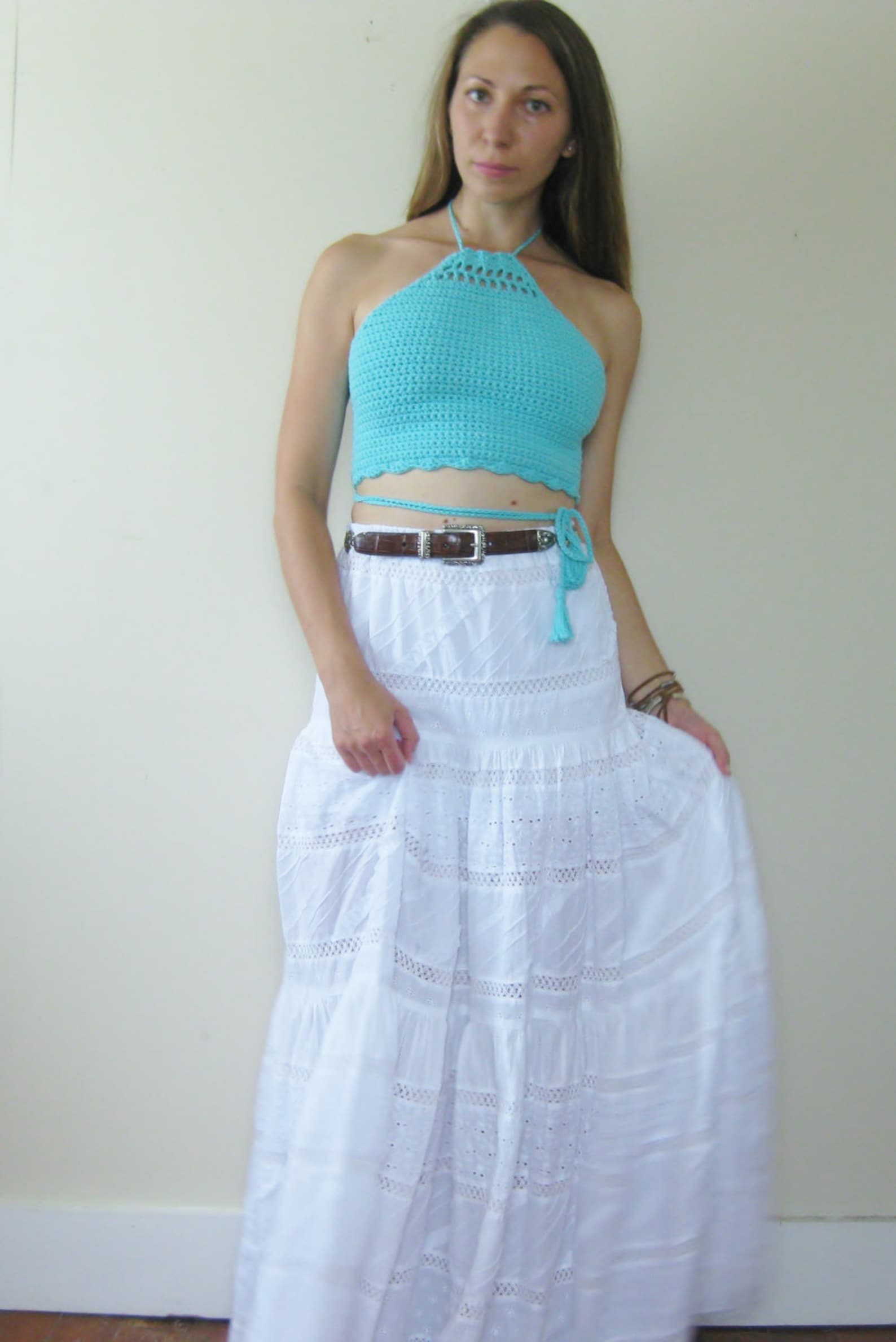 White Gypsy Skirt White Skirt Gypsy Skirt Long White Etsy