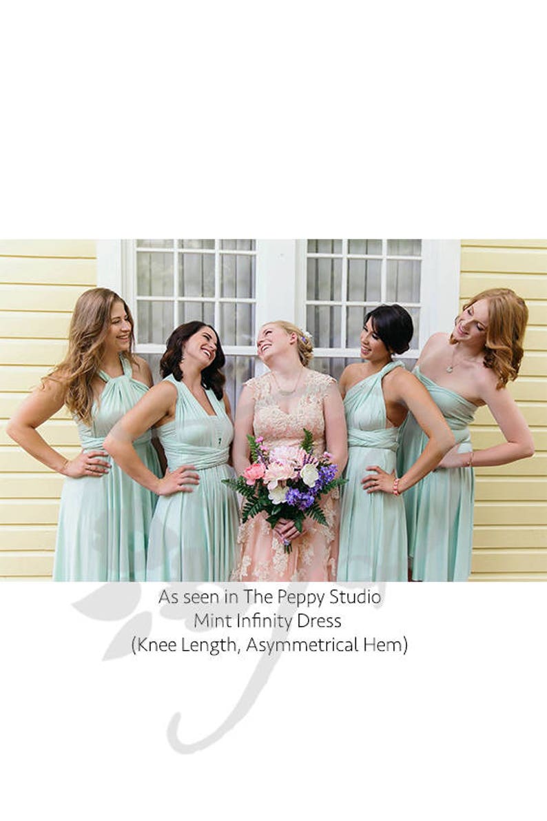 infinity dress knee length