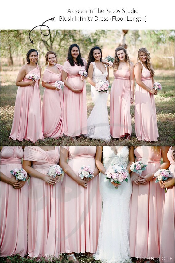 blush infinity dress