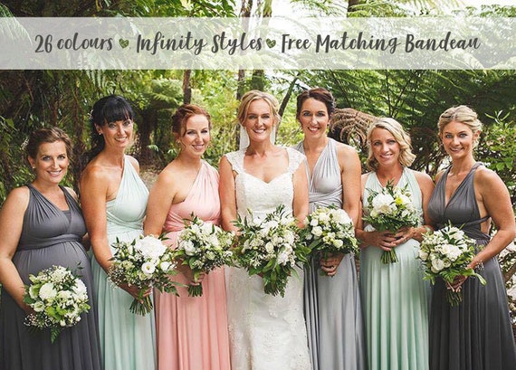 charcoal bridesmaid dresses