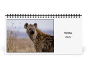Hyena 2026 Desk Calendar 