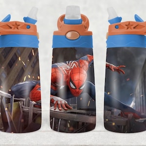 The First Years Marvel Spider Man Weighted Straw Sippy Cup 7oz