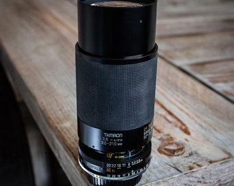 Vintage Tamron 80-210mm f/3.8-4 Zoom Lens for Minolta MC/MD Mount Manual Focus SLR Film Cameras