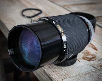 Vintage Kiron 70-210mm f/4 Zoom Lens for Canon FD Mount Manual Focus SLR Film Cameras