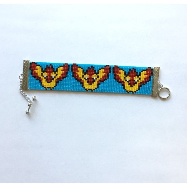 Moltres Beaded Bracelet