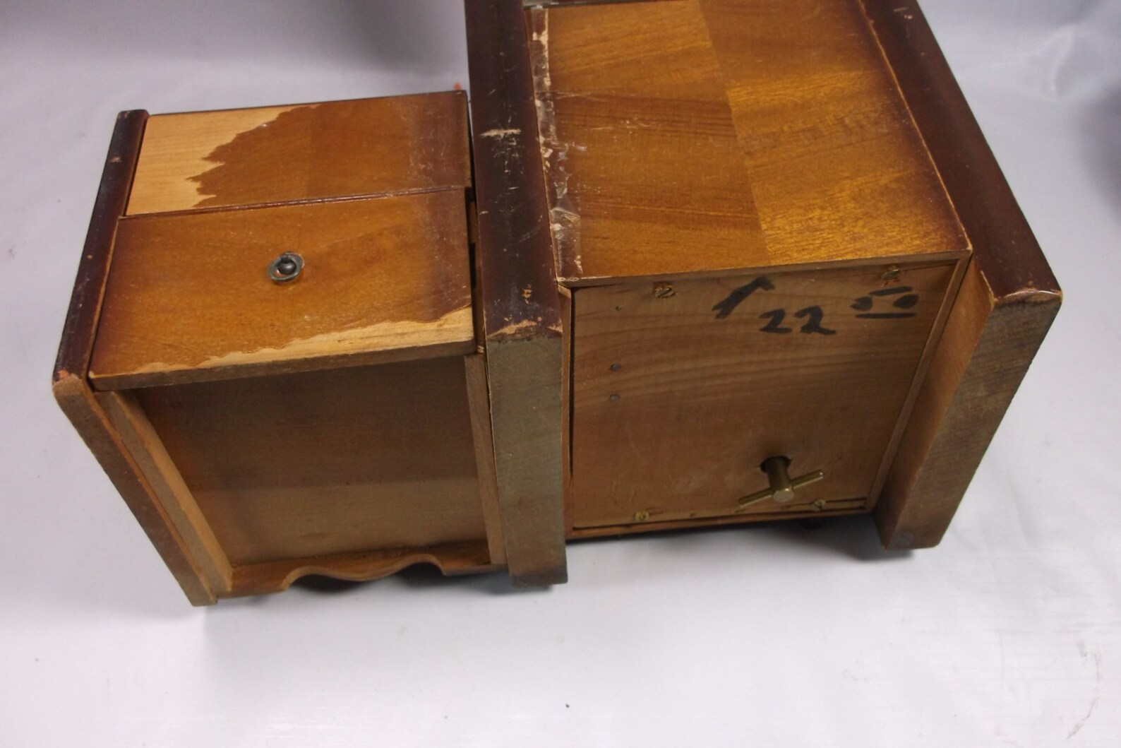 Antique Cigarette Dispenser Wooden Owl Music Box . epsteam Etsy