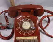 Reserved for Angie Jessee Retro Bright Red Office Operator/ Receptionist Desk Telephone By  Bell Systems.epsteam