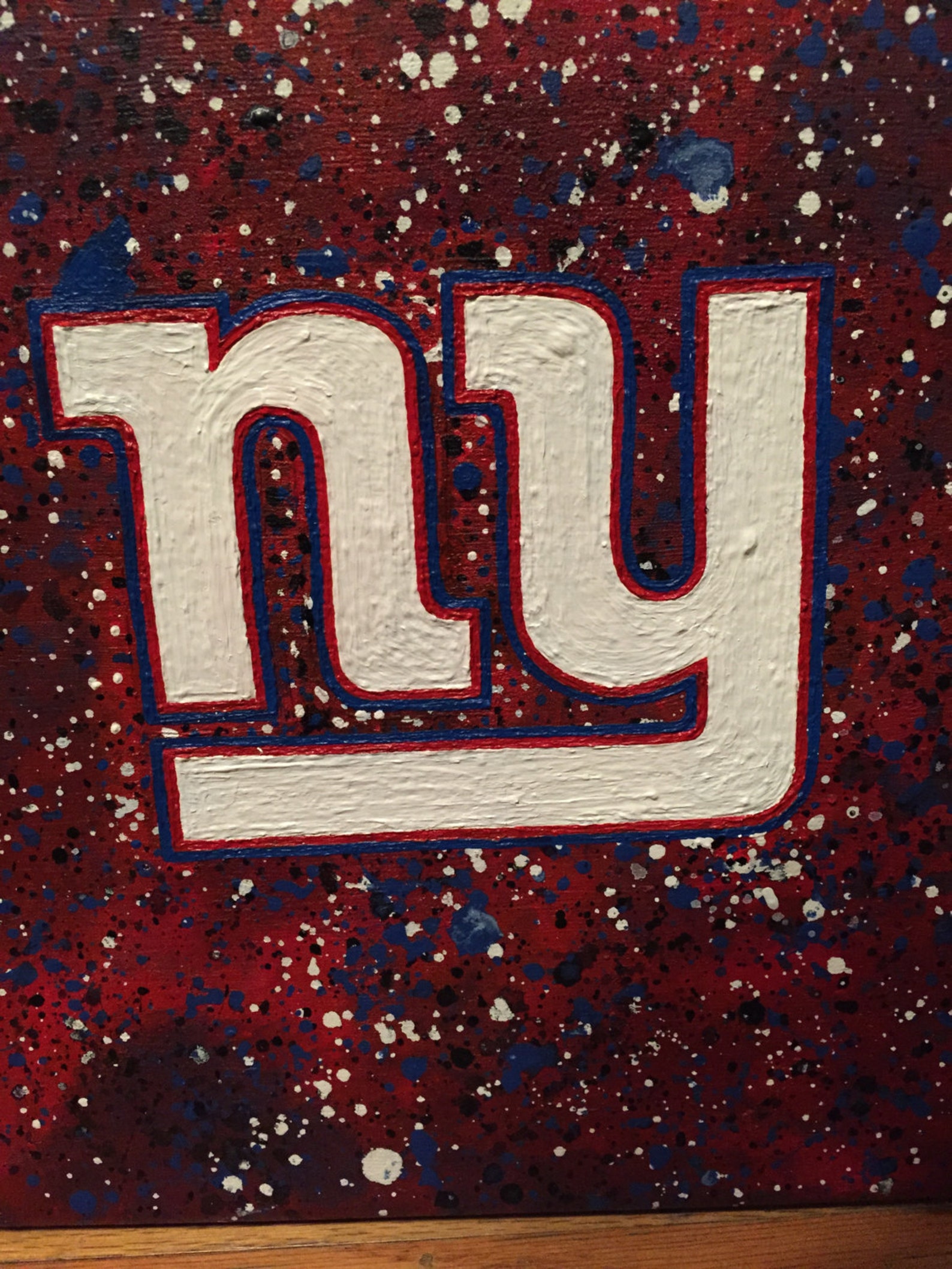 New York Giants Canvas Etsy