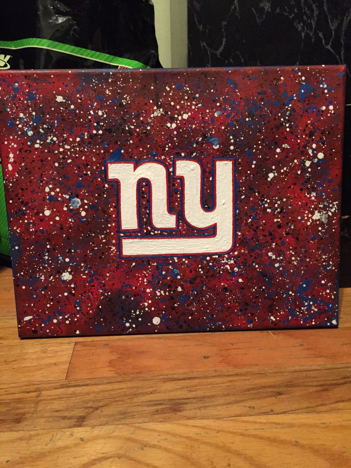 New York Giants Canvas Etsy
