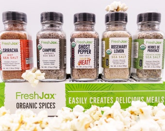 Seasoned Sea Salt Spices Variety Set -  Movie Night Popcorn Pack