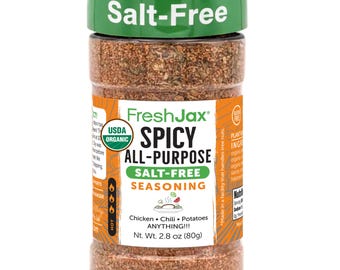 Organic Spicy All-Purpose Seasoning – Salt-Free, Keto, Gluten-Free Blend