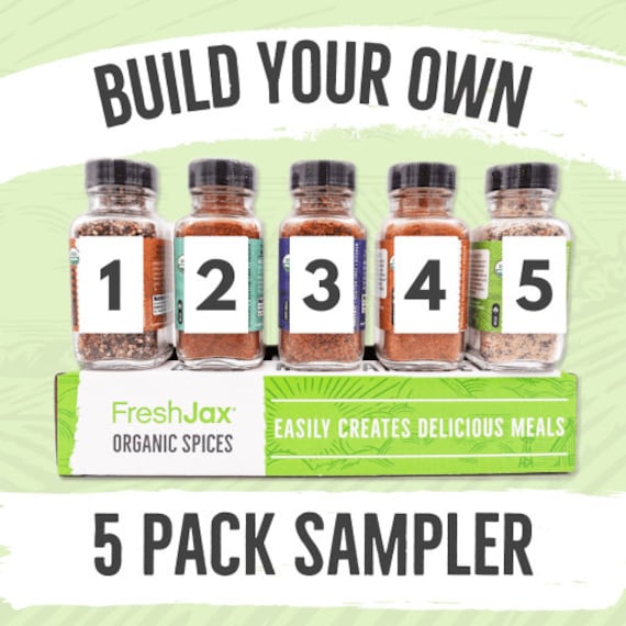 Freshjax Gourmet Spice Gift Set, Veggie Lover Seasonings Sampler