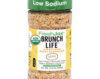 Organic Everything Bagel Seasoning – Brunch Life, FreshJax (5.3 oz)