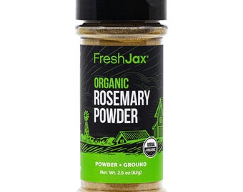 Organic Ground Rosemary Powder 2.5 oz – Dried Herb, Keto, Paleo Spice