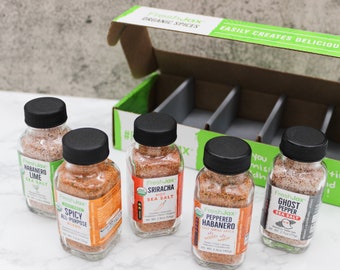 Freshjax Hot & Spicy Seasonings Gift Set, Set of 5