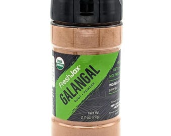 Organic Galangal Root Powder – 2.7 oz | Authentic Thai Spice for Curries, Soups, Stir-Fries & Marinades