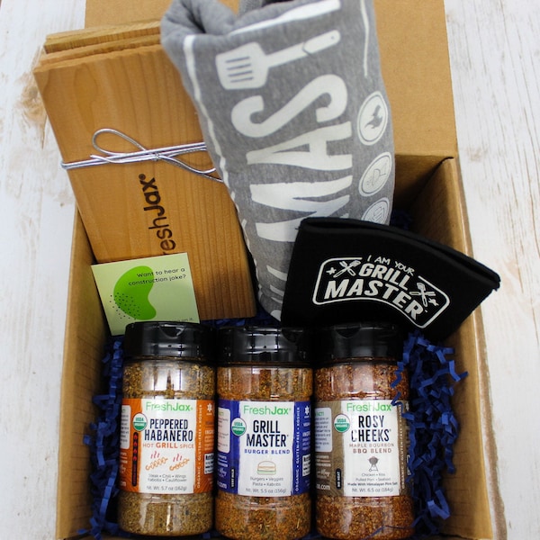 Grill Master Gift Box with Organic Spices - FreshJax