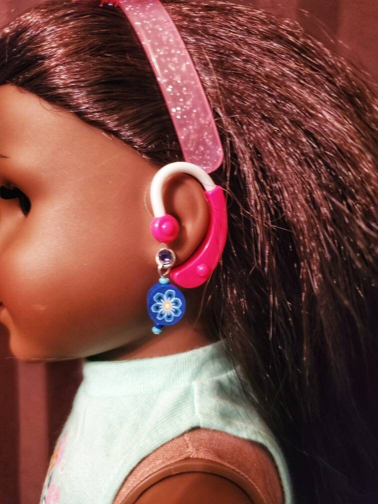 New Handmade American Girl Doll Earrings Clay Me Not Etsy