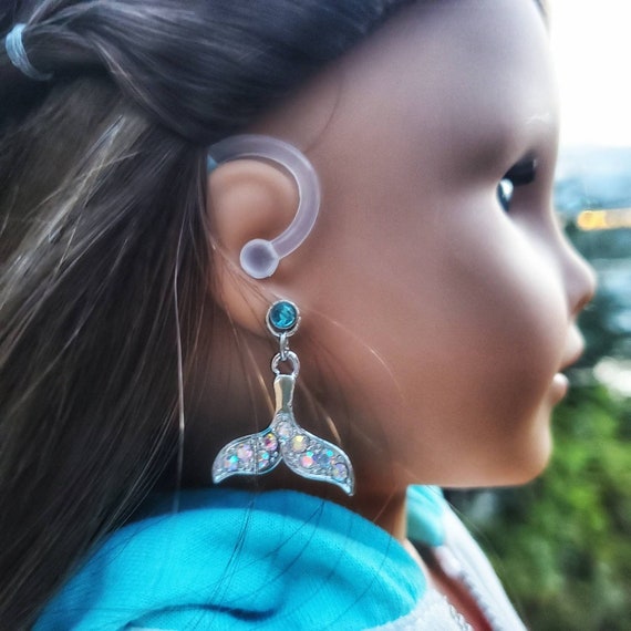 New Handmade American Girl Doll Earrings Alaskan Whale Tail Etsy