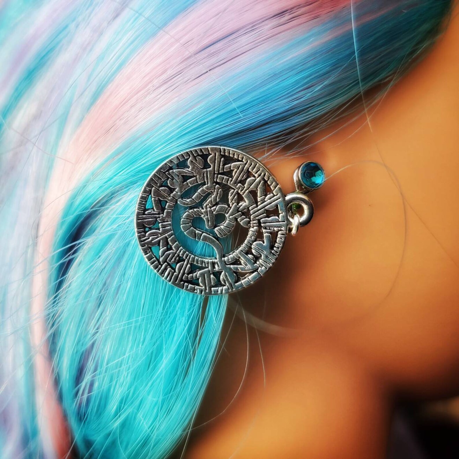 New Handmade American Girl Doll Earrings Silver Peace Om Etsy