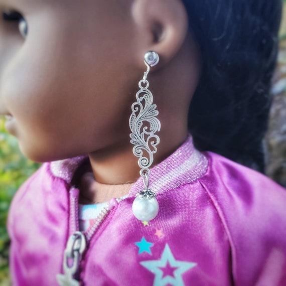 New Handmade American Girl Doll Earrings Spiral Design Etsy