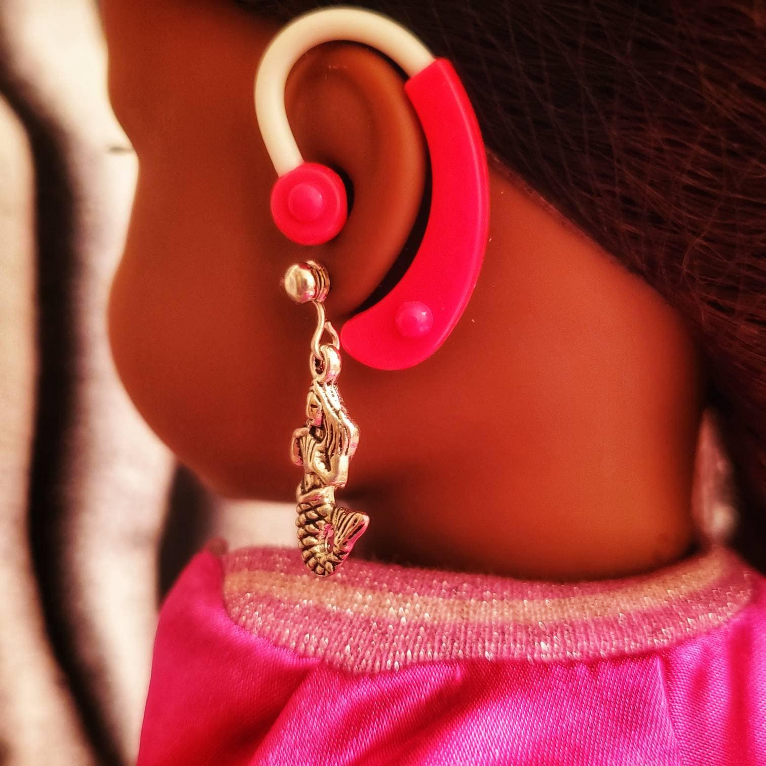 New Handmade American Girl Doll Earrings Silver Mermaid Etsy