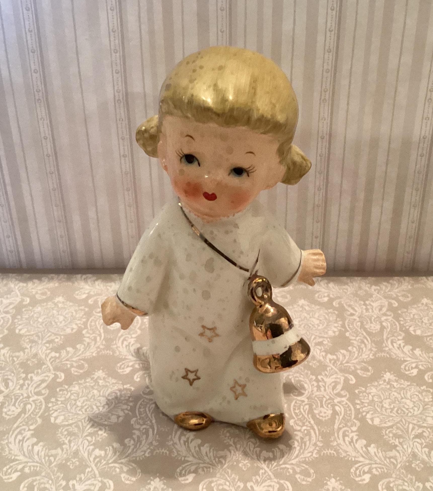 Vintage Porcelain Angel Figurines Japan - Etsy