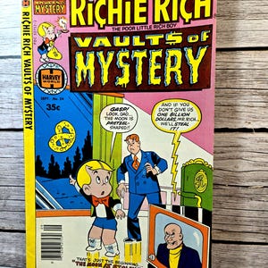 Richie Rich Vaults of Mystery Sept 1978 / Harvey World / Vintage Comic Book / Ungraded