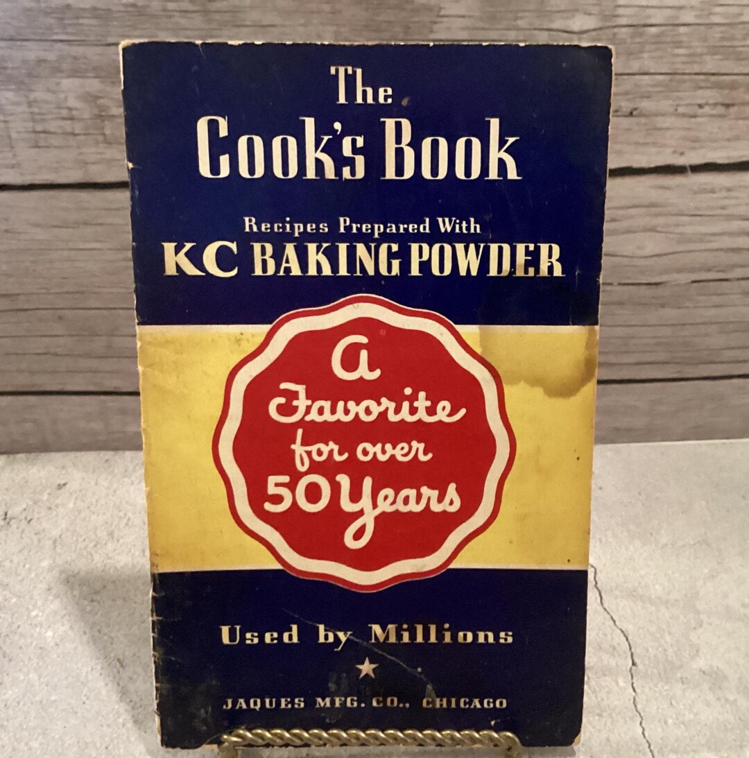 RARE the Cook’s Book Recipes Prepared With KC Baking Powder - Etsy