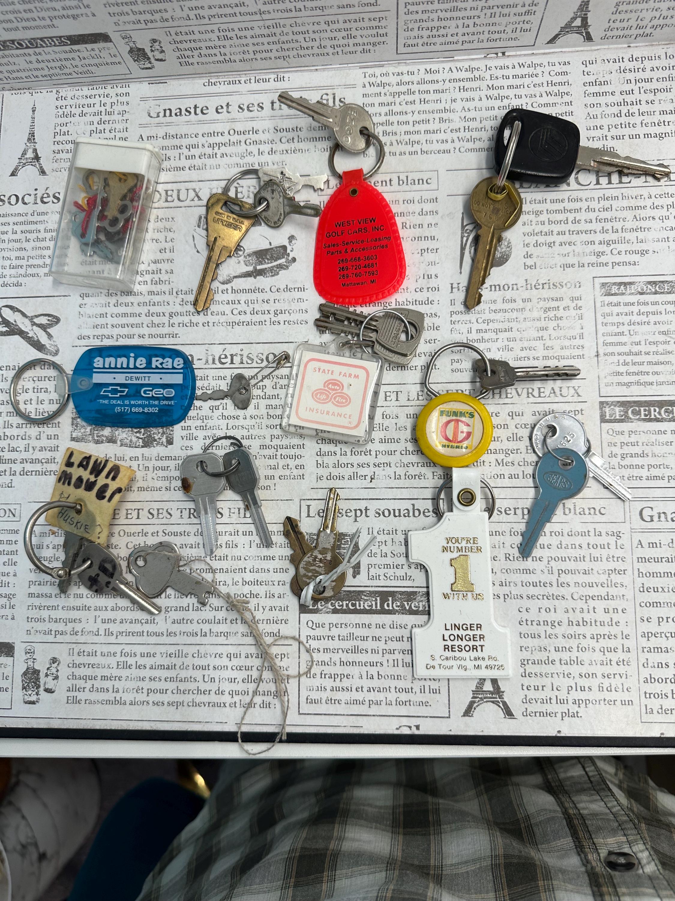 Junk Key Chain - Etsy