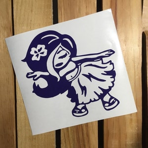 Hula Girl Vinyl Decal Sticker