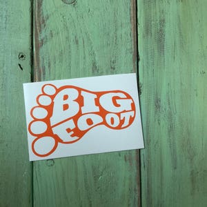 Big Foots Foot Vinyl Decal Sticker