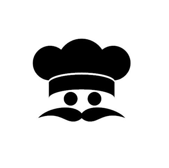 Silly Chef Hat Vinyl Decal Sticker Etsy