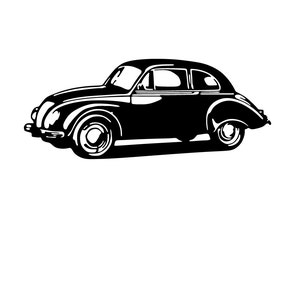 Classic Vintage Car Vinyl Decal Sticker
