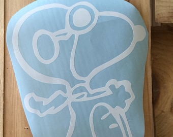 Flying Snoopy Vinyl Decal Sticker