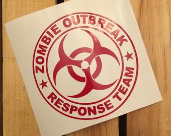 Zombie Outbreak Response Team Vinyl Decal Sticker