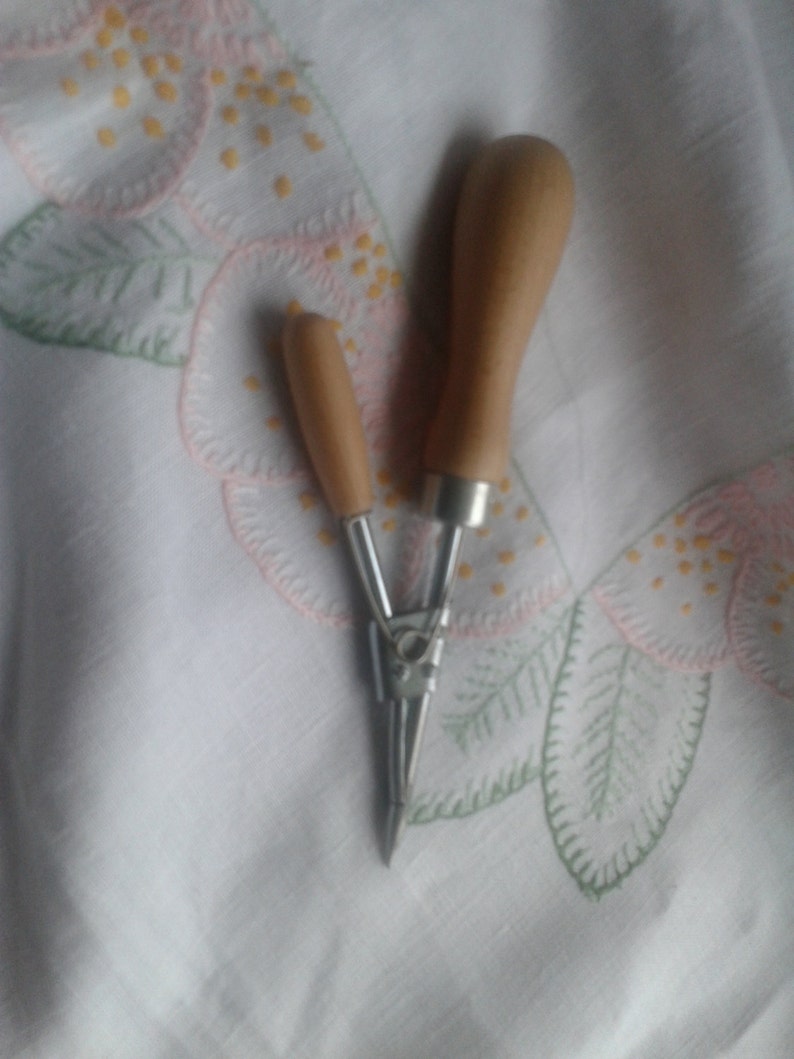 Rag Rug Making Tool With Beechwood Handle Handmade in Cornwall Etsy UK