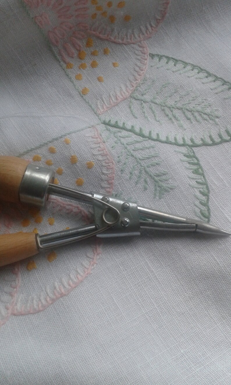 Rag Rug Making Tool With Beechwood Handle Handmade in Cornwall Etsy UK