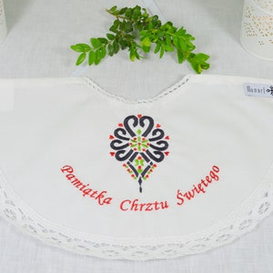 Szatka do chrztu PARZENICA serce