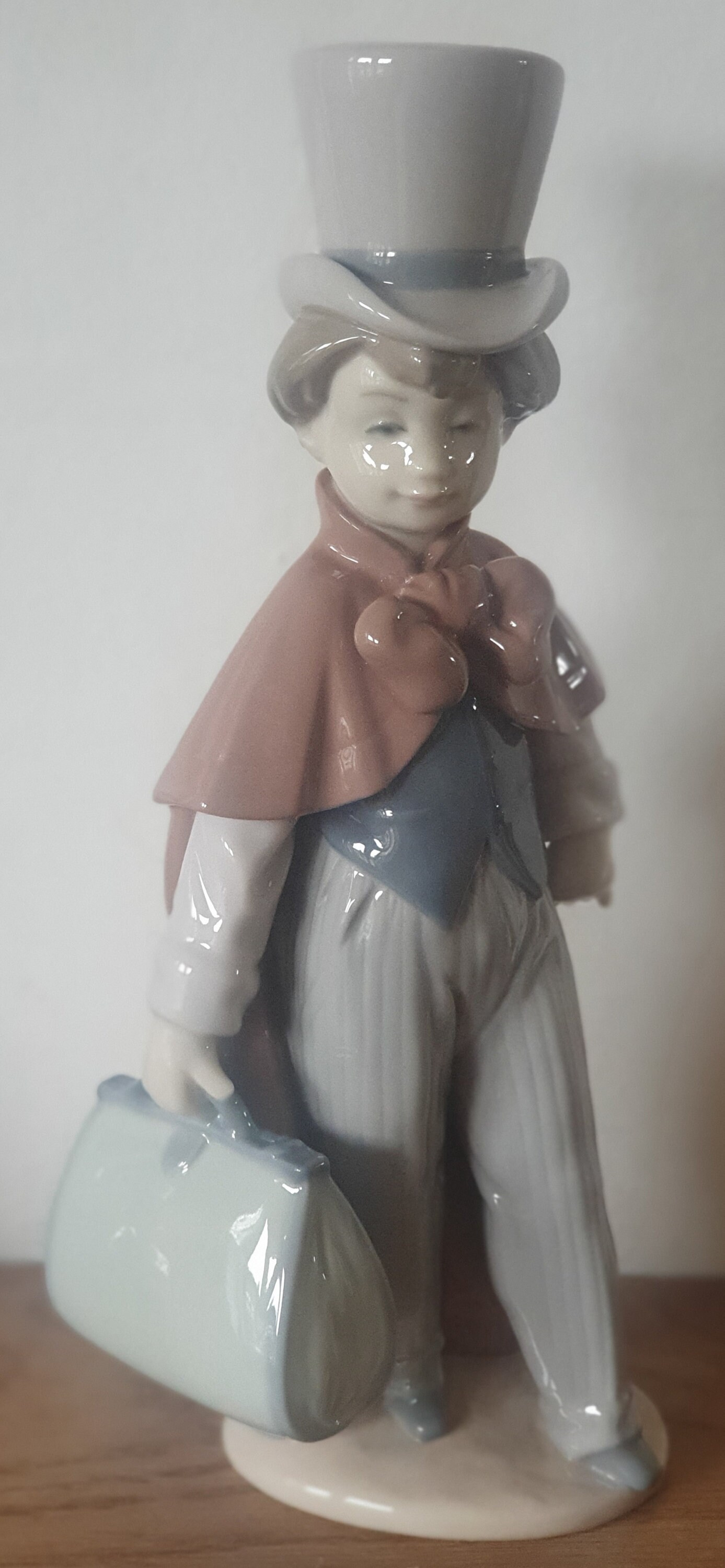 Retired Lladro 6122 A Great Adventure Boy in Top Hat/cape Etsy