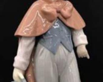 Retired Lladro #6122 “A Great Adventure” Boy in Top Hat/cape