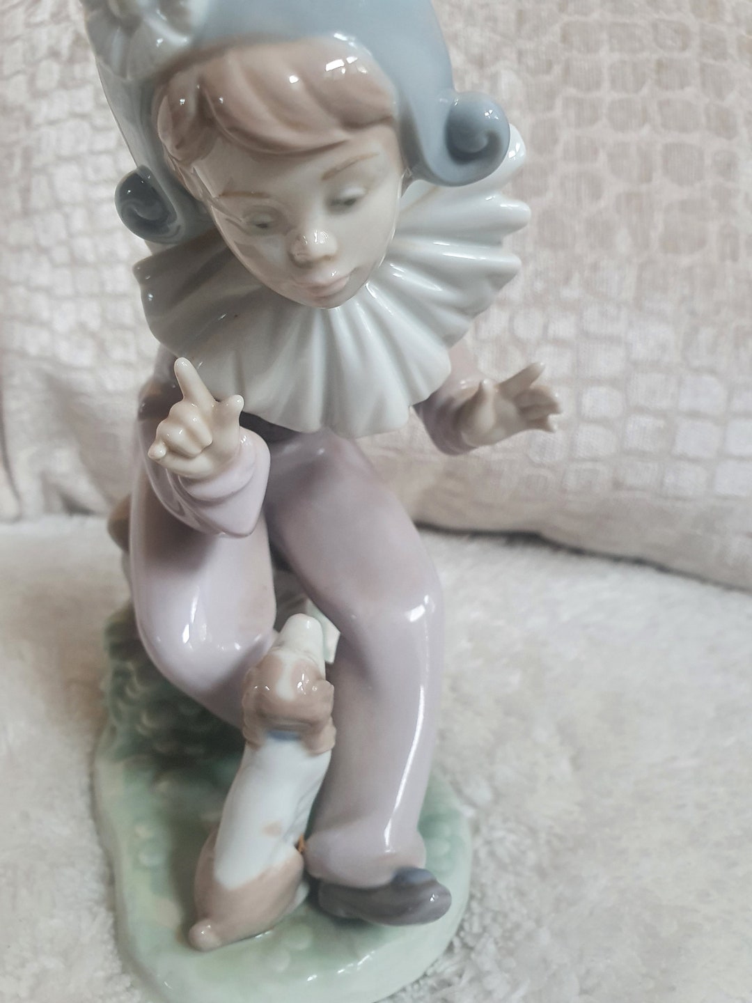 置物 Nao ,Lladro Lladro Figurines, NAO Porcelain Clowns Listen to Me 1099, Gifts