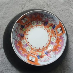 Antique Famille Rose Porcelain Bowl, Chinese Ornaments, Patterned Plate Gift Ideas, Home Decor, Collectors Fragile Items